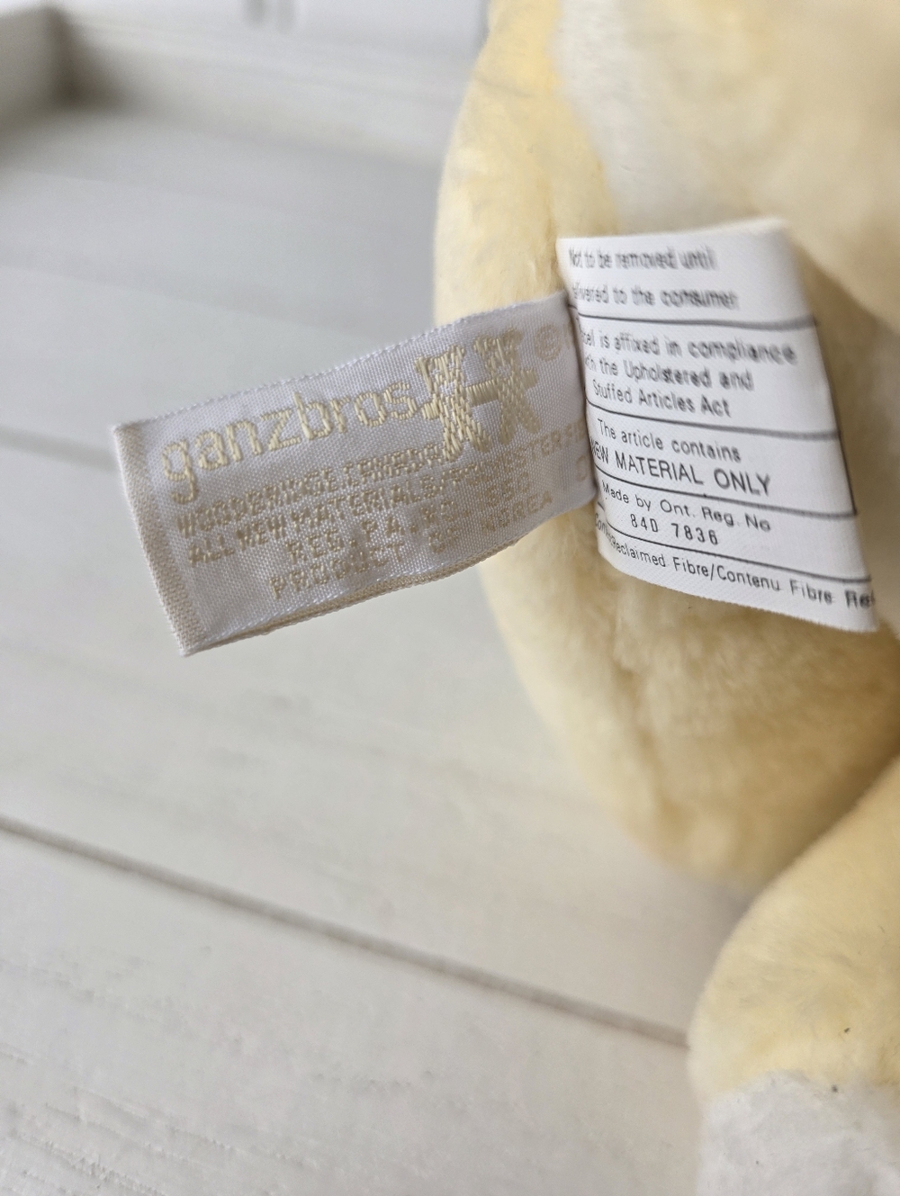 Vintage 80s Ganzbros The Heritage Collection Wrinkles Plush Puppy Dog 11" - Picture 11 of 13
